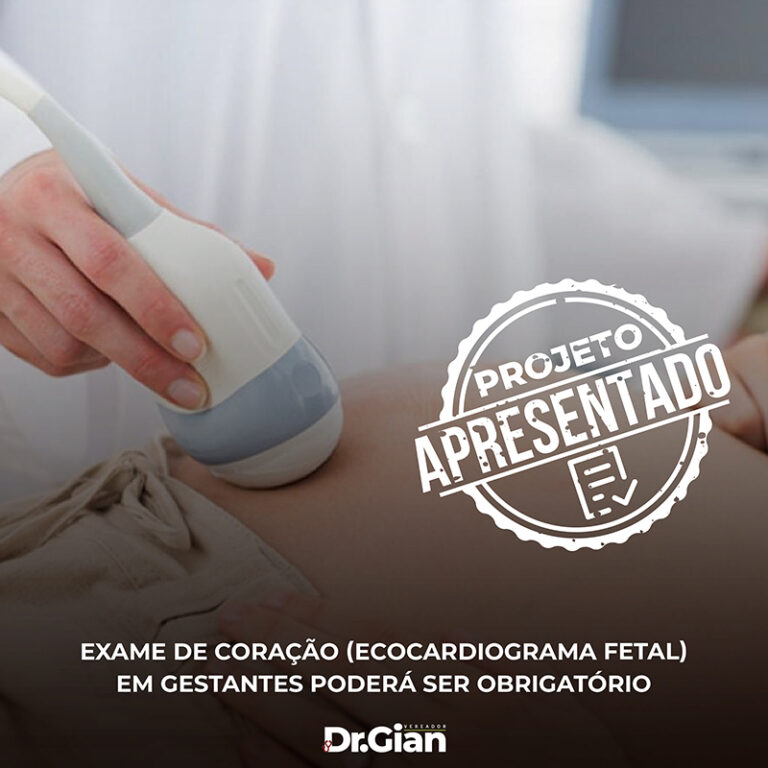 Exame de coração em gestantes